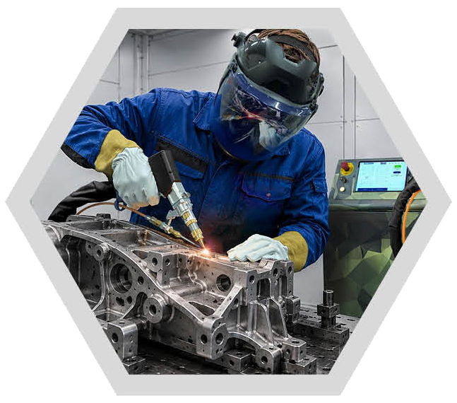 Laser metal processing